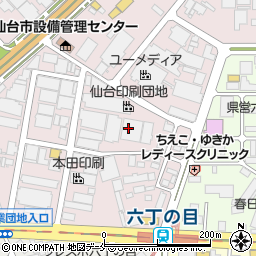 宮城県仙台市若林区六丁の目西町4-23周辺の地図