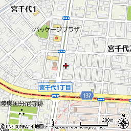 株式会社トヨタレンタリース宮城　本社リース部周辺の地図