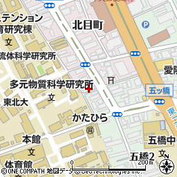 宮城県仙台市青葉区北目町6-8周辺の地図