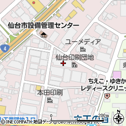 宮城県仙台市若林区六丁の目西町4-12周辺の地図