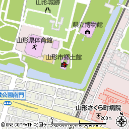 山形市郷土館周辺の地図