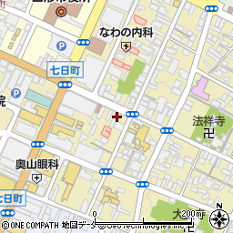 メガネの会津屋周辺の地図