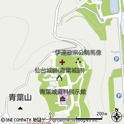 青葉山公園トイレ１（本丸広場（天守台））周辺の地図
