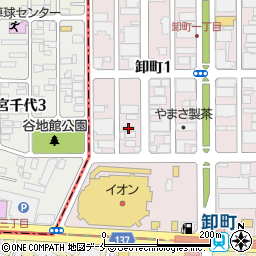 カリタ仙台営業所周辺の地図