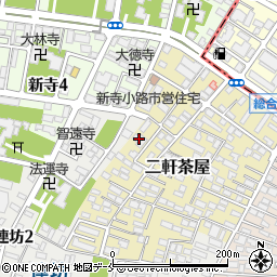 ＣＩＴＹＳＰＩＲＥ仙台周辺の地図