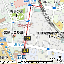 ＮＴＴアドバンステクノロジ株式会社　東北支店周辺の地図