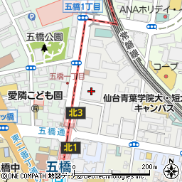 テルウェル東日本株式会社　東北支店電柱広告担当周辺の地図