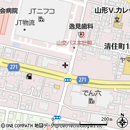 山形銀行城南支店 ＡＴＭ周辺の地図