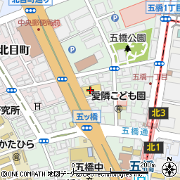 ネッツトヨタ仙台五橋店周辺の地図