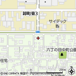 ライオンズマンション若林東管理事務室周辺の地図