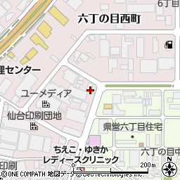シンギ仙台営業所周辺の地図