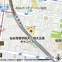 コープ新寺店周辺の地図