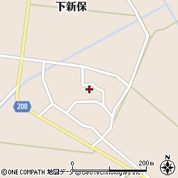 新潟県村上市下新保1451周辺の地図