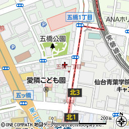 アーバンネット五橋ビル周辺の地図