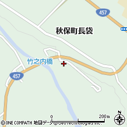 宮城県仙台市太白区秋保町長袋（濱坂）周辺の地図