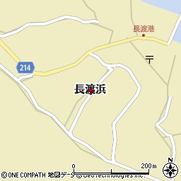 宮城県石巻市長渡浜周辺の地図