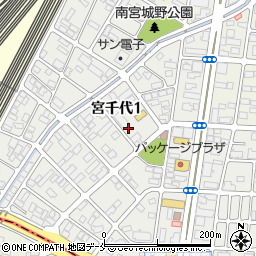 株式会社エレテック　仙台営業所周辺の地図