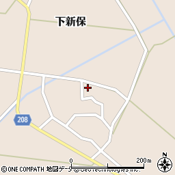 新潟県村上市下新保1453周辺の地図