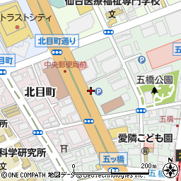 タイムズカー仙台駅西口店周辺の地図