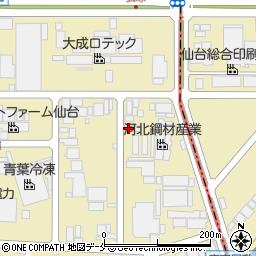 株式会社仙台タクシー本社事業所周辺の地図