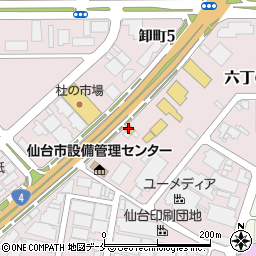 シトロエン仙台周辺の地図