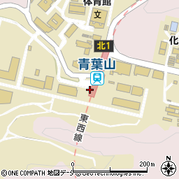 青葉山駅周辺の地図