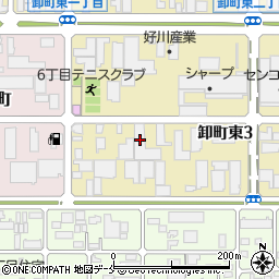 東北硝子建材株式会社周辺の地図