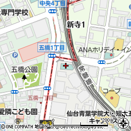 アパヴィラホテル仙台駅五橋周辺の地図