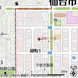 かねへい食品株式会社　仙台支店周辺の地図