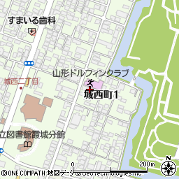 ネオハイツ霞城公園周辺の地図