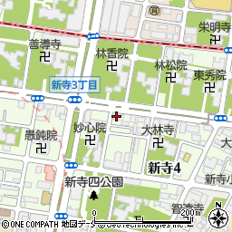 仙台新寺斎場清月記周辺の地図