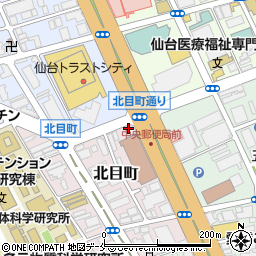 セブンイレブン仙台北目町店周辺の地図