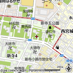 浄土宗正雲寺周辺の地図