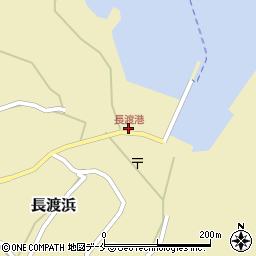 長渡港周辺の地図