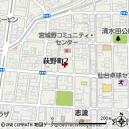 株式会社日伝　仙台営業所周辺の地図