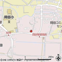 仙台岡田郵便局周辺の地図