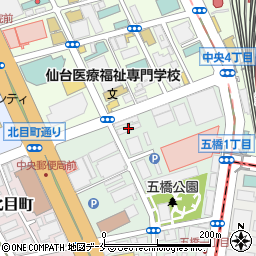 ダイアパレス仙台中央周辺の地図