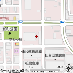 仙台卸商センター　協組共同配送センター周辺の地図