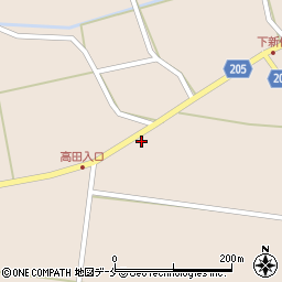 新潟県村上市下新保388周辺の地図