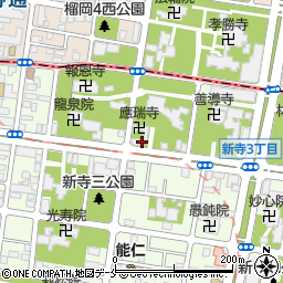 タイムズ仙台新寺第２駐車場周辺の地図