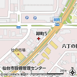 大信物流輸送株式会社　仙台営業所周辺の地図