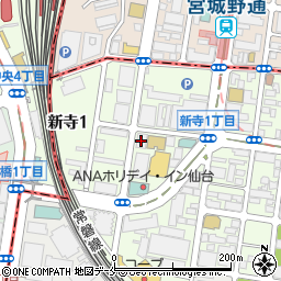 仙建新寺ビル周辺の地図