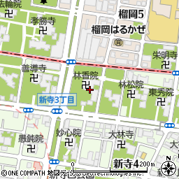 天総山林香院周辺の地図