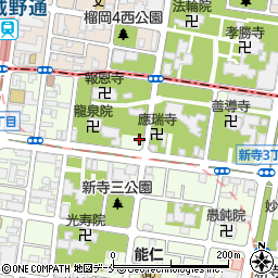 ファイン新寺周辺の地図