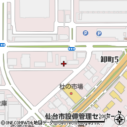 マックス株式会社　仙台支店周辺の地図