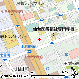 新日本工営株式会社　仙台支店周辺の地図