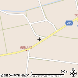 新潟県村上市下新保2181周辺の地図