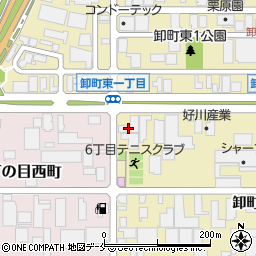 三菱農機　仙台施設部周辺の地図