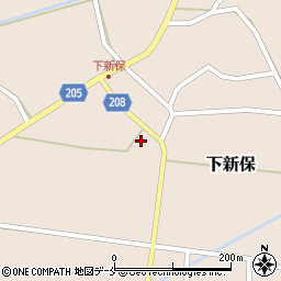 新潟県村上市下新保317周辺の地図