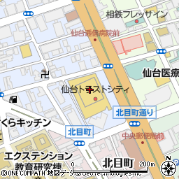 日清医療食品株式会社　仙台支店周辺の地図